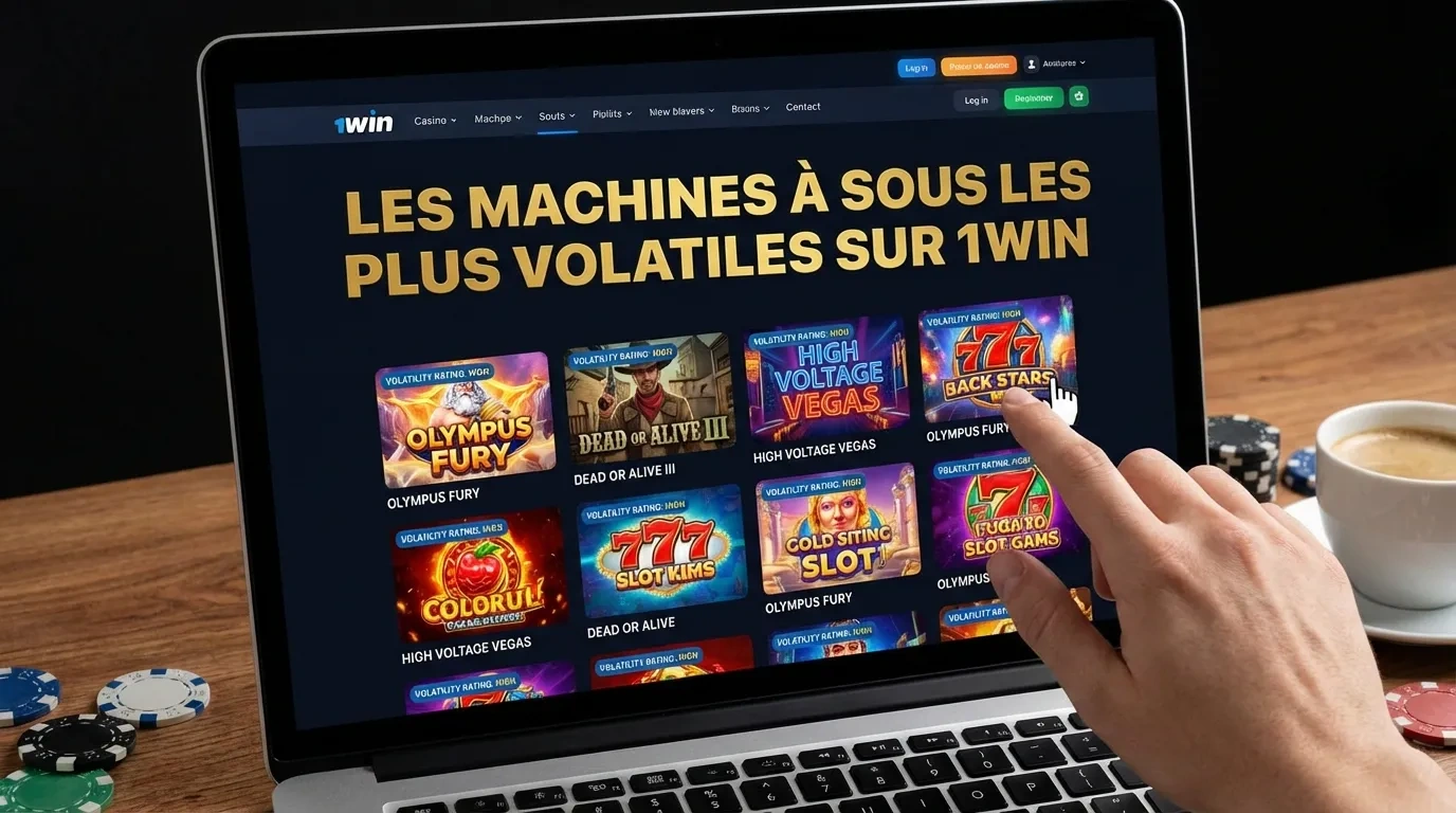 Les machines à sous les plus volatiles sur 1Win